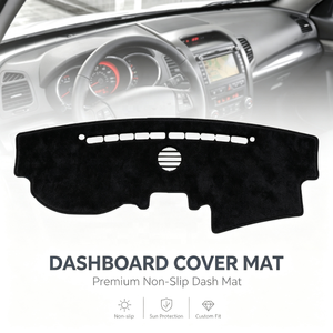 Pour Kia Sorento 2009 <span class=keywords><strong>2010</strong></span> 2011 2012 2013 2014, couvre-tableau de bord de voiture, accessoires auto, couvre-tableau de bord de voiture avec protection antidérapante - Product Image 1