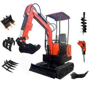 Máy đào nhỏ 0,8 tấn 1 tấn, máy đào siêu nhỏ, máy đào có thang máy đi kèm, máy đào rãnh cho nhà kính, cảnh quan - Product Image 4