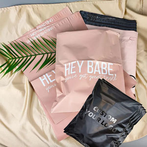 Embalaje de ropa con logotipo personalizado, bolsas de envío, bolsas de polietileno, bolsas de polietileno compostables biodegradables a base de plantas, Polymailer - Product Image 4