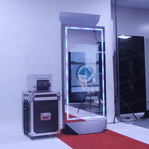 Tương tác 72 "gương Photo Booth 43" Màn hình cảm ứng DSLR Máy ảnh photo Booth với máy in thích nghi tự photobooth với đèn flash - Product Image 5