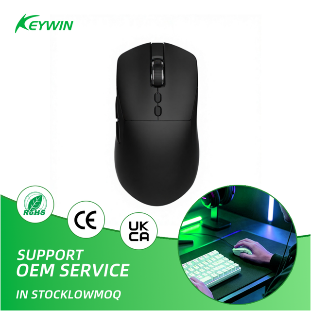 Factory Custom 3311 RGB Tri-Mode Light Weight Gaming Mouse OEM RGB 12000 DPI Tri-model Wireless Gaming Mouse with Charge Base
