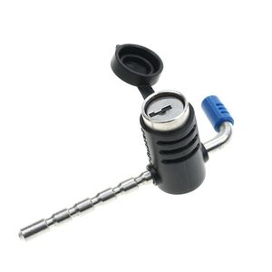 YH1722 <span class=keywords><strong>serrure</strong></span> <span class=keywords><strong>d</strong></span>'<span class=keywords><strong>attelage</strong></span> de remorque chromée à tête pivotante 1/4 "<span class=keywords><strong>serrure</strong></span> de récepteur de coupleur pour remorque - Product Image 1