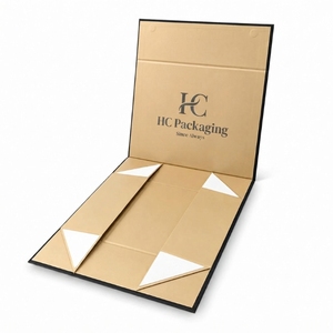 Sustainable Collapsible Book Style Gift Box Magnetic Closure Custom Logo Premium Packaging Save Storage Space OEM Supplier - Product Image 2