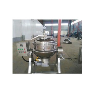 Industrial <b>Large</b> Milk Corn Rice Chicken Boiling Machine High Pressure <b>Pan</b> for Broth - Product Image 6
