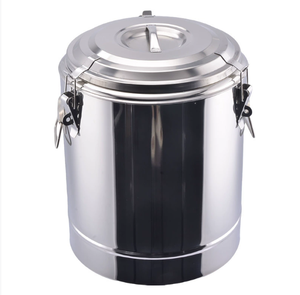 DFC Thermos en acier inoxydable, baril épaissi hermétique, pot isotherme pour maintenir la température, seau de stockage alimentaire sans robinet - Product Image 2