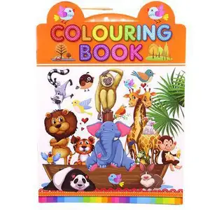 Cartoon coloring book 2-4-6 year old toddler doodle drawing children's picture book