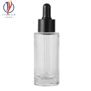 Nuevo Envase <span class=keywords><strong>de</strong></span> Vidrio Transparente <span class=keywords><strong>de</strong></span> 30 ml con Gotero y Tapa <span class=keywords><strong>de</strong></span> Goma Negra y Blanca para Cosméticos, Aceites Esenciales y Alivio - Product Image 3