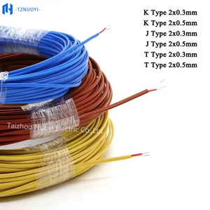 สายเทอร์โมคัปเปิลชนิด K J T แบบแข็ง ขนาด 2*0.3/0.5 มม. 2 แกน สำหรับวัดอุณหภูมิสูง พร้อมสายชดเชย ฉนวน PTFE สำหรับงานอุตสาหกรรม - Product Image 3