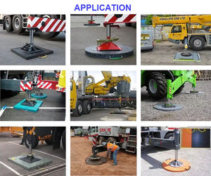 Shandong base 500x500 outrigger guangzhou grue patins de support de jambe - Product Image 6