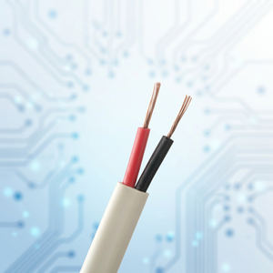 สายเคเบิลทองแดงแบบยืดหยุ่น 2 แกน ขนาด 13 AWG พร้อมฉนวน PVC 600V/1100V แบบกลม สำหรับงานอิเล็กทรอนิกส์ - Product Image 1