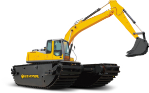 Cấu hình cao cấp tại một mức giá thấp đổ bộ máy xúc sông hồ Đầm Lầy Buggy NẠO VÉT Phao phao cho máy xúc - Product Image 2