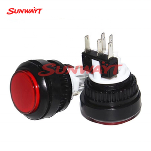 Accessoires pour machine de jeu d'arcade DIY : Bouton d'arcade compact en plastique bombé de 32 mm pour machines à monnayeur - Product Image 3