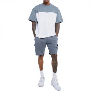 Ensemble short et t-shirt personnalisé pour homme, vêtements de sport modernes, idéal pour la course, l'entraînement et le confort quotidien, services OEM - Product Image 1