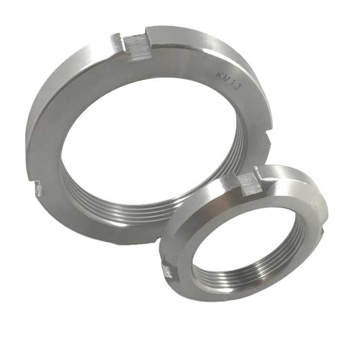 304 316 Stainless Steel M10 - M160 DIN 981 KM Shaft Lock Nuts  