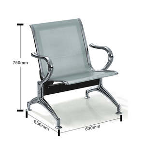 Profession eller Airport Lounge Chair mit <span class=keywords><strong>Massage</strong></span> funktion Wartes tuhl im Flughafen-Stil aus Stahl und Metall Airport Link Chair - Product Image 6