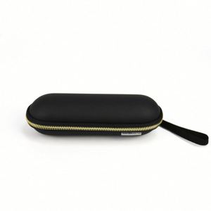 Étui à lunettes de soleil personnalisé en EVA noir, coque rigide en EVA antichoc, étui à lunettes de sport avec mousqueton métallique, étui à lunettes de voyage avec fermeture éclair - Product Image 3