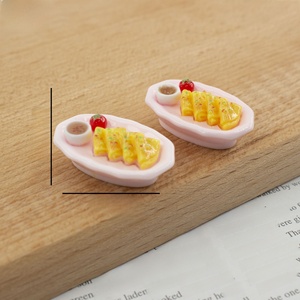 Série de jouets imitation petit-déjeuner : nouilles de riz et ramen, accessoires en résine faits main DIY, coiffes, pendentifs, ornements, épingles à cheveux - Product Image 6