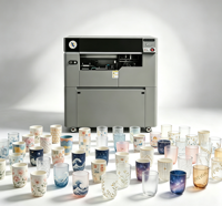 Printer UV Silinder Rotary Kecepatan Tinggi dengan Printhead Epson I1600, Sistem Suplai Tinta Tekanan Positif untuk Tumbler, Vas, Stoples, dan Tabung Kosmetik