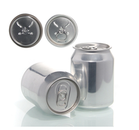 Canettes en Aluminium Personnalisables 250ml «Stubby» pour Boissons Vin Vodka Boissons Énergisantes Café Thé Forme Ronde Logo Imprimé