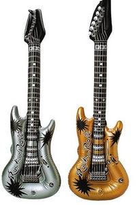 Juguetes de <span class=keywords><strong>guitarra</strong></span> inflables baratos para niños, juego de juguetes de decoración de fiesta de colores surtidos de PVC, <span class=keywords><strong>guitarra</strong></span> eléctrica inflable <span class=keywords><strong>Rock</strong></span> 'N Roll - Product Image 4