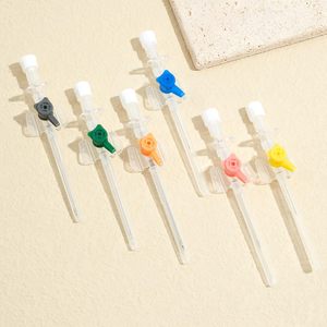 Cánula IV desechable con alas para medicina veterinaria, aguja arterial y venosa de 18G, 16G, 20G, 24G, 26G, set IV G14 - Product Image 4
