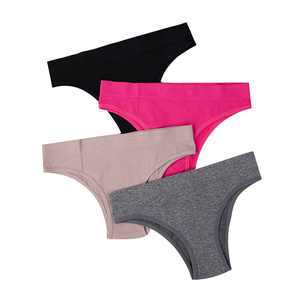 Tangas de Algodón para Mujer, Ropa Interior Deportiva, Cintura Ancha, Cintura Baja, Sin Costuras, Logotipo Personalizado OEM por <span class=keywords><strong>Madrid</strong></span> Sports - Product Image 6