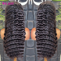 Los Mejores Proveedores de Cabello Chino de Alibaba, Peluca Frontal de Encaje HD 13x6, Pelucas de Cabello Humano al por Mayor, Pelucas Frontales de Encaje para Mujeres Negras
