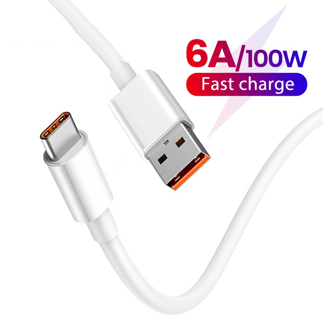 Original 120W Redmi Usb C 6A 5A Fast Charging Type C Cable Turbo Charge Cable for Xiaomi