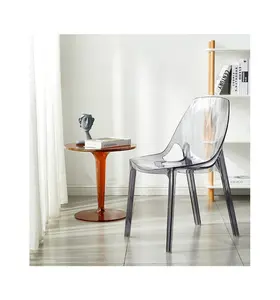 Wholesale Nordic Style Plexiglass Home Furniture Colorful Lucite Acrylic Clear Dining Room Chairs
