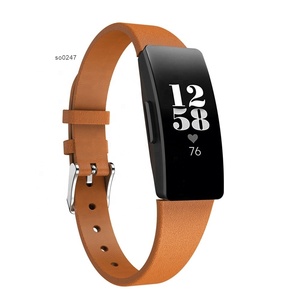 Bandas de <span class=keywords><strong>reloj</strong></span> inteligente de cuero de lujo, accesorios de repuesto de 230mm, correas de pulsera para <span class=keywords><strong>Fitbit</strong></span> <span class=keywords><strong>Inspire</strong></span> <span class=keywords><strong>HR</strong></span> Band - Product Image 5