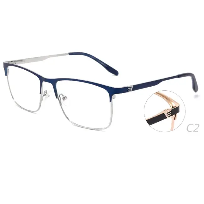 Eyeglasses Men Glasses Hot Sale Optical Glasses Rectangular Eyeglasses Frames Metal Eye Wear For Women And Men