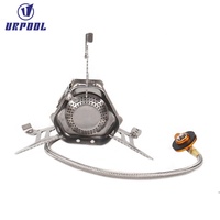 Accessoire de réchaud à gaz pliable ultraléger en acier inoxydable pour la randonnée et l'escalade en plein air