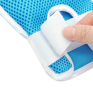 Paciente inquieto Rascarse Anti-extubación Restricción Transpirable Restricción Guantes Cremallera Apertura Guantes fijos - Product Image 4