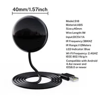 Télécommande universelle intelligente IR WiFi Tuya pour TV/DVD, compatible avec Alexa, Google Home, Tuya Smart Life