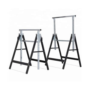 โต๊ะไม้เลื่อยสองขาทำจากเหล็กปรับความสูงได้ - Product Image 4