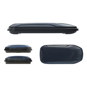 Logo personnalisé 300L 400L 500l SUV Porte-bagages de toit universel <span class=keywords><strong>Coffre</strong></span> de toit de voiture en ABS pour le <span class=keywords><strong>camping</strong></span> Rangement pour <span class=keywords><strong>coffre</strong></span> monté sur le toit - Product Image 2