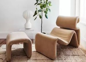 Fauteuil de salon moderne Jan Eskelius Etcetera en tissu velours durable pour salon et hôtel - Product Image 5