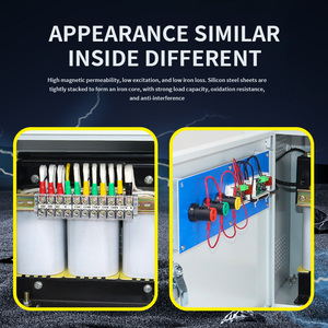 5kVA-20kVA 三相変圧器 220V/380Vコイル 50Hz 昇降圧機能付き - Product Image 5