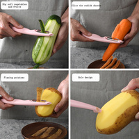 Roestvrijstalen Fruitmes Aardappelschilfers Keuken Multifunctionele Schaafmachine Huishoudelijke Appel Schrapen Mes Artefact Dunschiller Schaafmachine
