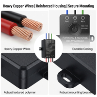 Module de relais marche/arrêt GLC FR-S2026 IP67 12V 24V 36V 48V 60V 72V 30A pour le contrôle des moteurs à courant continu dans les treuils et les ouvre-portes