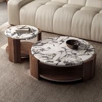 Moontree Nouveau Design Haut de Gamme Italien de Luxe Personnalisé Rose Calacatta Viola Marbre Table Basse