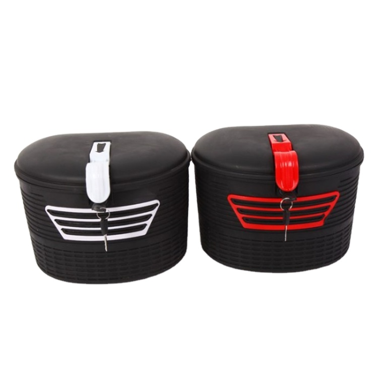 Задняя велосипедная корзина, пластиковая велосипедная корзина для горного велосипеда, подвесная Передняя сумка для хранения на руль