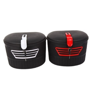 rear bicycle basket Mountain Bike Plastic Bicycle Basket Hanging Front Handlebar Storage Saddle Bag
