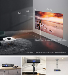 Byintek U30 Pro New <span class=keywords><strong>Android</strong></span> Thông Minh Xách Tay Mini DLP 3D 4K Mini Pocket Điện Thoại Laser Di Động DLP Chiếu - Product Image 6