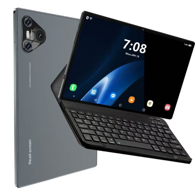 New Gaming 10.1 Tablet Android 13 Qualcomm 16GB RAM 512GB ROM Wi-Fi Rugged Entertainment X16 Pro PC Tablet