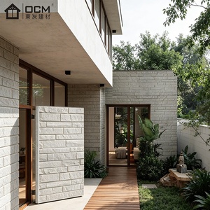 Revêtement mural en béton imitation pierre naturelle 3030x455x16mm, sans amiante, certifié ISO9001, pour la rénovation écologique des extérieurs de maisons - Product Image 1