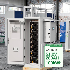 แบตเตอรี่อุตสาหกรรมแบบ All-In-One 100KWH 358V แรงดันสูง ลิเธียมไอรอนเซลล์ ระบายความร้อนด้วยอากาศ - Product Image 1