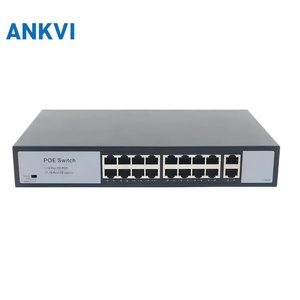 KU-5018FG 16-Port <b>PoE</b> <b>Switch</b> 2 Gigabit Uplink 30W/Port 200W VLAN 802.3at/af - Product Image 1