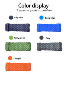New Cross-border Single-person Inflatable Pad Waterproof Ultra-lightweight Portable Outdoor Camping Sleeping Mat Foot-<b>pump</b> 5cm - Product Image 6