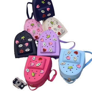 Wholesale 2025 Fashionable Eva <b>Mini</b> Silicone Cartoon Student <b>Backpack</b> Low Price Waterproof Open Jelly Kids School Bag for - Product Image 4